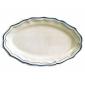 Coffret de 1 plat ovale n� 6 - 41x26,2 cm