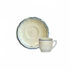 Coffret de 6 tasses et soucoupes caf� - 11 cl - diam. 14 cm