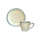 Coffret de 6 tasses et soucoupes th� U.S. - 25 cl - diam. 15,3 cm
