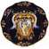 Coffret de 1 cendrier Louis XV - diam. 14,5 cm