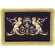 Coffret de 1 plateau festons motif n� 2 - 17,8x13,5 cm