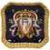 Coffret de 1 porte-carte Pompadour n° 1 - 15x15 cm