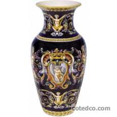 Coffret de 1 potiche cannel�e n� 1 - H. 26 cm
