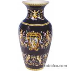 Coffret de 1 potiche cannel�e n� 2 - H. 36 cm