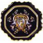 Coffret de 1 plateau Rouen dentel� - diam. 21,2 cm
