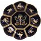 Coffret de 1 plateau Delft grosses c�tes - diam. 22,4 cm