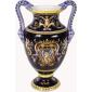 Coffret de 1 vase Urbino uni � anses - H. 28,2 cm
