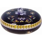 Coffret de 1 bonbonni�re � bouton - diam. 15,8 cm