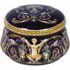 Coffret de 1 bonbonni�re lob�e - diam. 11,4 cm