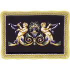 Coffret de 1 plateau festons motif n� 2 - 17,8x13,5 cm