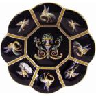 Coffret de 1 plateau Delft grosses c�tes - diam. 22,4 cm