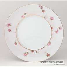 Assiette dessert papillons