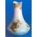 Vase ht : 26.5cm