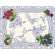 Plateau GM M�lamine - 48x38 cm - Oiseau Bleu