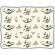 Plateau GM M�lamine - 48x38 cm - Oiseau de Paradis