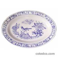 Coffret de 1 plat ovale n�6  -  37x26 cm