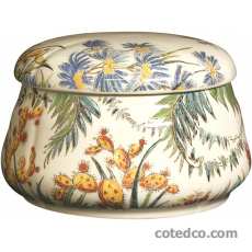 Coffret de 1 bonbonni�re lob�e - diam. 11,4 cm