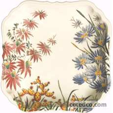 Coffret de 1 porte-carte Pompadour  n� 2 - 15x15 cm