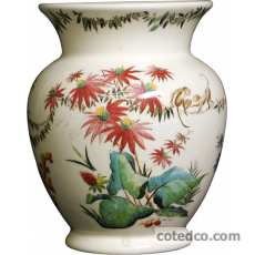 Coffret de 1 vase 544 - H 13,2 cm - Oiseaux de Paradis