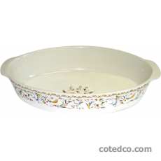 Coffret 1 Plat ovale 29x19 Toscana