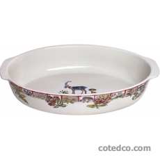 Coffret 1 Plat ovale 29x19 Jardin Imaginaire