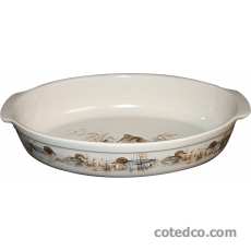 Coffret 1 Plat ovale 29x19 Solgne
