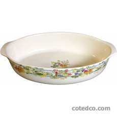 Coffret 1 Plat ovale 35x24 Villa m�dicis