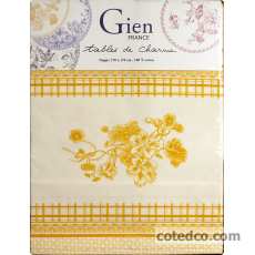 Nappe 170 x 170cm 100% coton Capucines