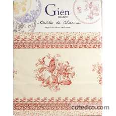 Nappe 170 x 170cm 100% coton Ch�vrefeuille