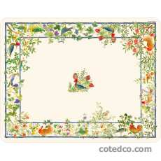 Plateau GM M�lamine - 48x38 cm - Villa M�dicis