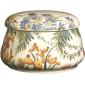 Coffret de 1 bonbonni�re lob�e - diam. 11,4 cm