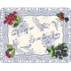 Plateau GM M�lamine - 48x38 cm - Oiseau Bleu