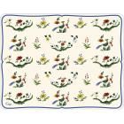 Plateau GM M�lamine - 48x38 cm - Oiseau de Paradis