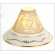 Photophore Porcelaine Florentine Or