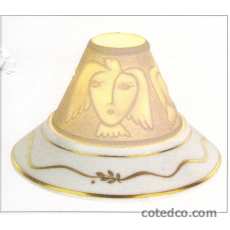 Photophore Porcelaine Florentine Or