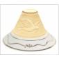 Photophore Porcelaine Florentine Platine