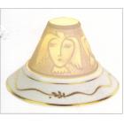 Photophore Porcelaine Florentine Or