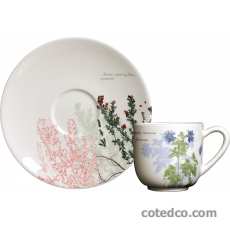 Coffret de 2 P-Tasse moka  Assorties - diam. 23,2 cm