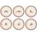 Coffret de 6 Assiettes dessert - diam. 23,2 cm