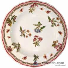 Coffret de 1 plat rond creux n� 4 - diam. 31,6 cm