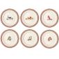 Coffret de 6 Assiettes dessert - diam. 23,2 cm
