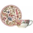 Coffret de 6 tasses et soucoupes th� - 20 cl - diam. 15,3 cm