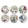 Coffret de 6 Assiettes dessert assorties - diam. 21,8 cm