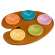 Palette saveur 5 coupelles