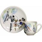 Coffret de 2 tasses et soucoupes moka - 10 cl