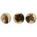 Coffret de 6 Assiettes canap�s assorties - diam. 16,5 cm