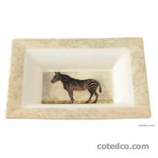 Coffret de 1 cendrier rectangulaire - 17x13,5 cm