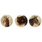 Coffret de 6 Assiettes canap�s assorties - diam. 16,5 cm