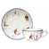 Coffret de 2 tasses et soucoupes d�jeuner - 40 cl - diam. 18 cm