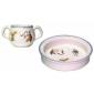 Coffret de 1 Assiette b�b�, 1 gobelet 2 anses - diam. 17 cm - 20 cl